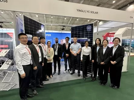 Yingli Group smart PV products appear at the Saudi Solar Energy Exhibition