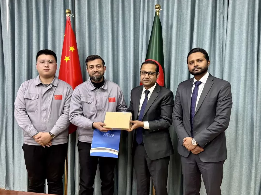 YC Solar Visits the Embassy in China to Seize New Global Green Energy Opportunities